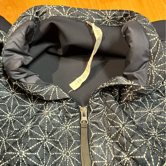 EUC Lululemon Cardigan&Again Jacket -Exploded Sashiko Star Inkwell Ghost/Inkwell - Picture 12 of 13